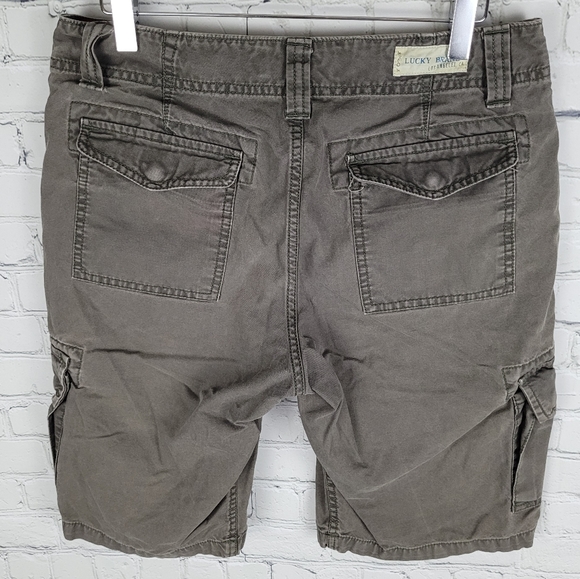LUCKY BRAND | khaki cargo shorts - Picture 2 of 5